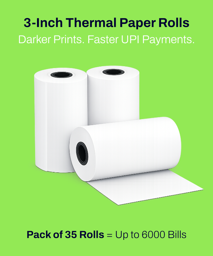 3-Inch Thermal Paper Rolls (pack of 35)