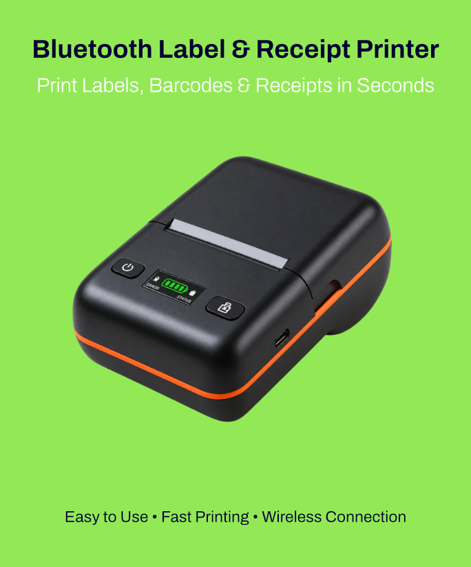 Bluetooth Label & Receipt Printer