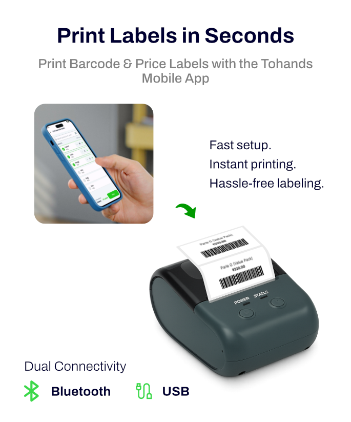 Bluetooth Label Printer