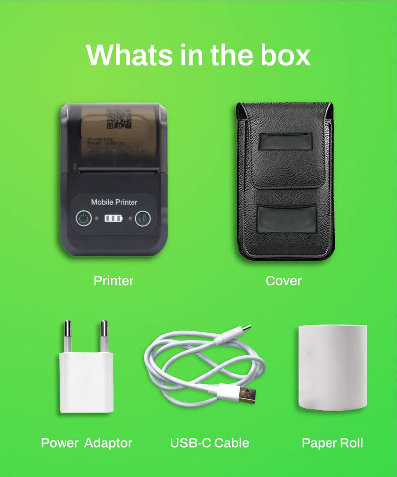 Portable Thermal Receipt Printer