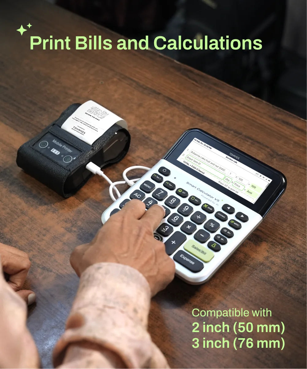 Portable Thermal Receipt Printer