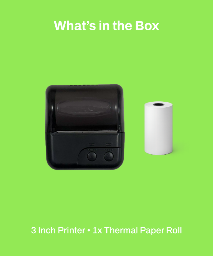 Portable Thermal Receipt Printer (3 Inch)
